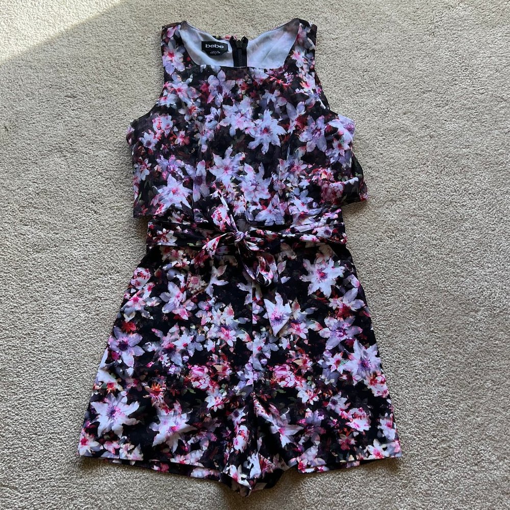 Bebe Floral Romper - Size 4